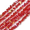 Electroplate Transparent Glass Beads Strands EGLA-P061-04C-AB04-1