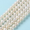 Natural Cultured Freshwater Pearl Beads Strands PEAR-E018-05-2