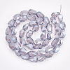 Electroplate Glass Beads Strands EGLA-S176-01-B03-2