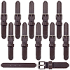 10 Sets Imitation Leather Alloy Button-down Metal Buttons for Bag Making FIND-GF0009-64C-1