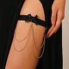 Bowknot Elastic Fibre Strappy Leg Chain WG2B529-02-1