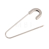 Alloy Extra Large Safety Pin Brooches PALLOY-P333-02P-2