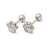 304 Stainless Steel Nose Bone Rings STAS-B126-14P-02-4