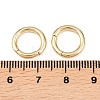Brass Twister Clasp KK-Z146-04G-01-3