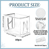 Large Capacity Transparent PVC Plastic Zipper Bags with Handle for Book Storage ABAG-WH0045-92A-2