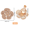Fingerinspire 2Pcs Detachable Flower Shoe Decoration FIND-FG0001-69-2