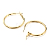 Ion Plating(IP) 316 Surgical Stainless Steel Hoop Earrings for Women EJEW-C053-08B-G-2