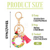 Fruit Series Letter Resin Keychains KEYC-TAC0033-02O-3