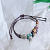 Ceramic Beads Braided Bead Bracelets FS-WG18053-05-1