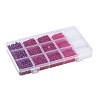 DIY 15 Grids ABS Plastic & Glass Seed Beads Jewelry Making Finding Beads Kits DIY-G119-02B-4