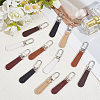 12Pcs PU Leather Zipper Pull Tabs FIND-CY0002-33A-4