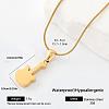 304 Stainless Steel Pendant Necklaces WL9632-4-1
