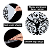 PET Plastic Hollow Out Drawing Painting Stencils Templates DIY-WH0286-024-3