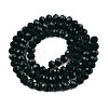 Opaque Solid Color Glass Beads Strands LS-EGLA-A034-P8mm-D12-3