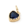 Brass Micro Pave Cubic Zirconia Pendants KK-H204-01KCG-01-2