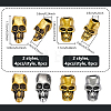 16Pcs 4 Styles Tibetan Style Alloy European Beads FIND-NB0007-33-2