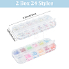 12-grid PET & Aluminum & ABS & Styrene Nail Art Decoration MRMJ-SP0001-31-2