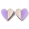 Resin & Wood Two Tone Cabochons RESI-R425-04C-2