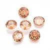 Diamond Shaped Cubic Zirconia Pointed Back Cabochons ZIRC-R004-10mm-04-1