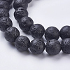 Natural Lava Rock Beads Strands G-J346-37-10mm-3