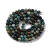 Natural Chrysocolla Beads Strands G-A235-A05-01-3