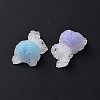 Opaque Resin Cabochons RESI-G062-02-5