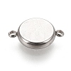 Tarnish Resistant 304 Stainless Steel Links Connectors Settings LS-X-STAS-K202-02D-P-2