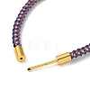 Braided Nylon Cord Bracelet Making MAK-L043-01G-15-2