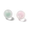 Frosted Transparent Acrylic Beads OACR-A032-14B-2