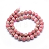 Natural Thulite Beads Strands G-G823-06-8mm-2