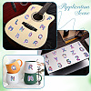 2Sets PP Plastic Self Adhesive Stickers STIC-SP0001-21-6