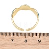 Brass Enamel Cuff Open Rings KK-CBA960E-16G-5