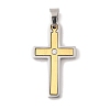 Ion Plating(IP) 304 Stainless Steel Pendants STAS-G346-07G-1