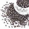12/0 Two Tone Opaque Glass Seed Beads SEED-T006-01A-A03-1