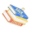 Back to School Alloy Enamel Pendants FIND-E054-02J-2