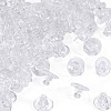 100Pcs Silicone Ear Nuts SIL-TADJ0001-11-3