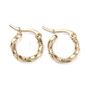 201 Stainless Steel Hoop Earrings EJEW-I245-02G-1