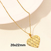 Stainless Steel Heart-Shaped Necklace Jewelry Luxury DIY Accessories PVD Vacuum Plating ZC7092-2-1