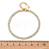 304 Stainless Steel Rhinestone Cup Chain Bracelets for Women BJEW-G753-01G-01-5