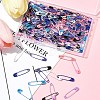 200Pcs 8 Colors Iron Safety Pins FIND-FS0002-78-8