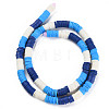 Fixed 3 Color Handmade Polymer Clay Bead Strands X-CLAY-S096-029H-2