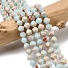 Synthetic Shoushan Stone Beads Strands G-Z119-A01-01B-1