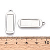 304 Stainless Steel Pendant Cabochon Settings STAS-N108-64P-3