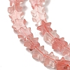 Cherry Quartz Glass Beads Strands G-G085-B08-02-3