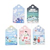 50Pcs Christmas Theme Paper Printed Gift Tags CDIS-H007-08-2