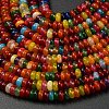 Natural Agate Beads Strands G-L635-A01-4x2mm-03-5