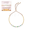 Bohemian Style Brass Beads Slider Breacelets for Women TO7847-1-1