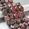 Natural Rhodonite Beads Strands G-C182-31-02-2