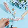 Flower Cotton Ribbon OCOR-WH0109-115B-3