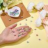 60Pcs Printed Acrylic Beads MACR-PA0001-71-3